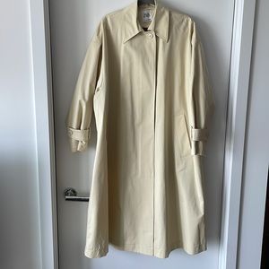 Zara Butter Yellow Trench Jacket